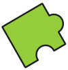 Green Puzzle Piece Green Puzzle Piece
