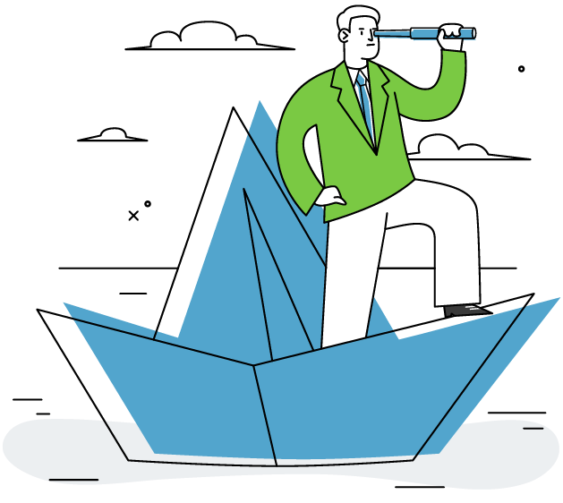 Man on Paper Boat@0.75x Man on Paper Boat